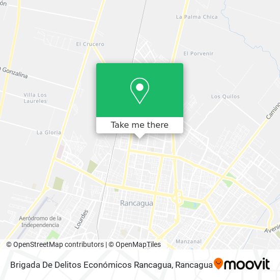 Mapa de Brigada De Delitos Económicos Rancagua
