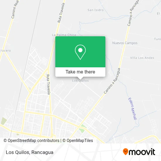 Los Quilos map