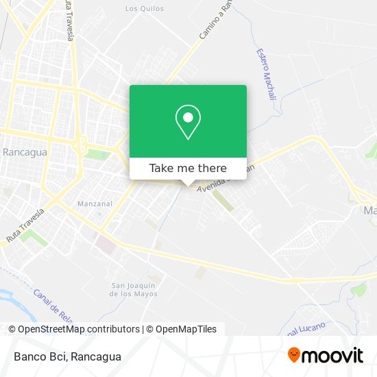 Banco Bci map