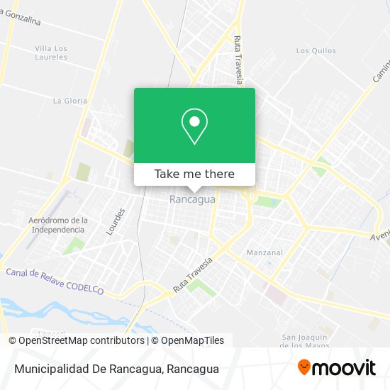 Mapa de Municipalidad De Rancagua