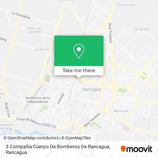 3 Compañia Cuerpo De Bomberos De Rancagua map