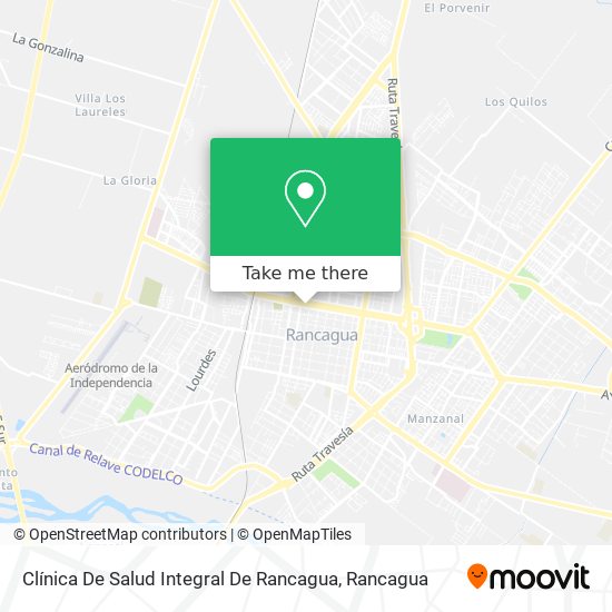 Clínica De Salud Integral De Rancagua map