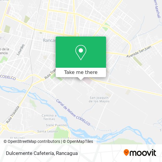 Mapa de Dulcemente Cafetería