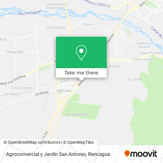 Agrocomercial y Jardín San Antonio map