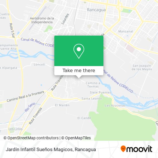 Jardín Infantil Sueños Magicos map