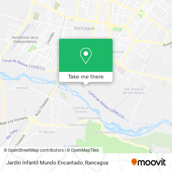Jardín Infantil Mundo Encantado map