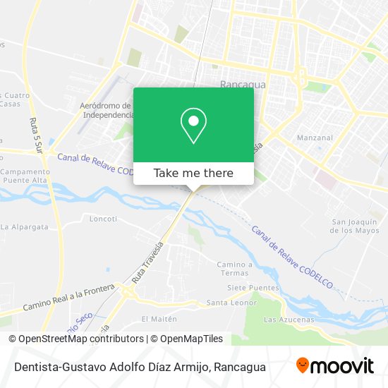 Dentista-Gustavo Adolfo Díaz Armijo map