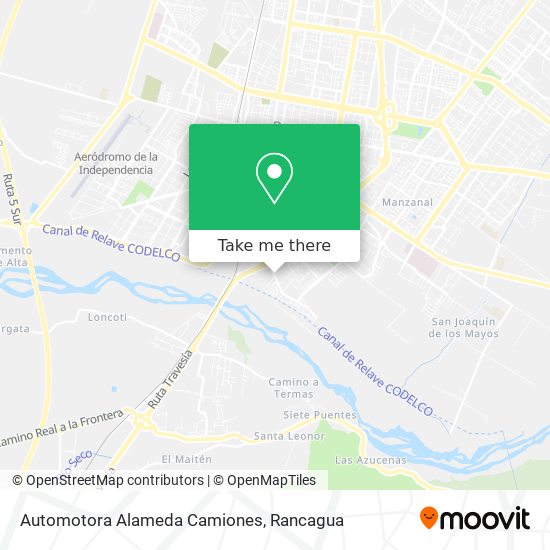 Mapa de Automotora Alameda Camiones