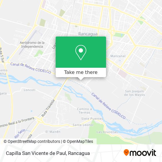 Mapa de Capilla San Vicente de Paul