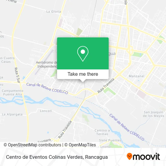 Centro de Eventos Colinas Verdes map