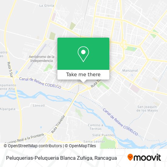 Mapa de Peluquerias-Peluqueria Blanca Zuñiga