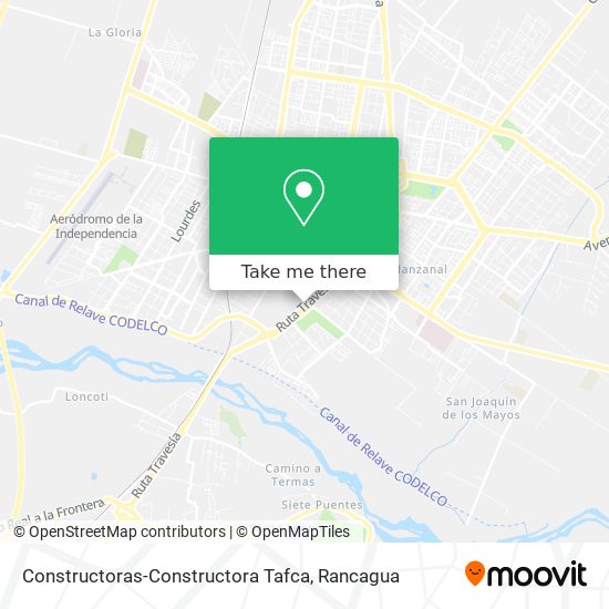 Constructoras-Constructora Tafca map