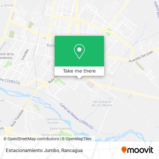 Estacionamiento Jumbo map