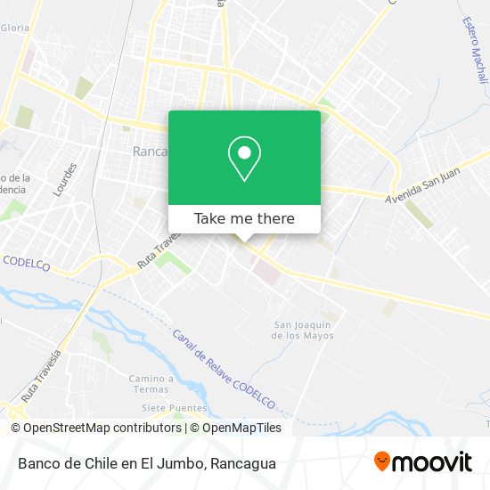 Banco de Chile en El Jumbo map