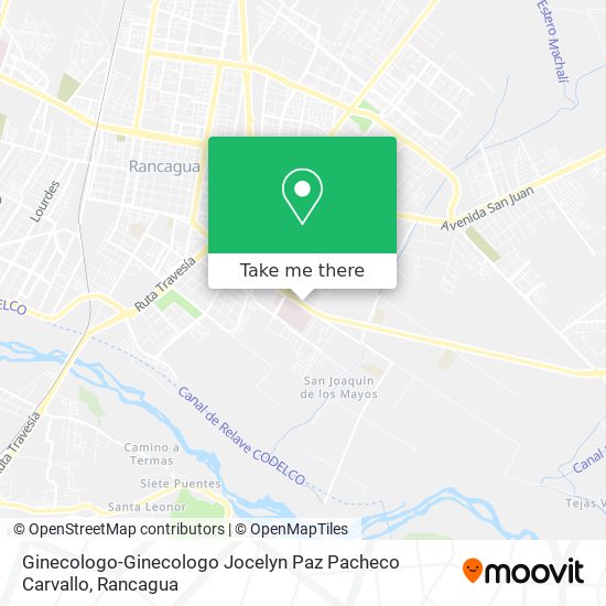 Ginecologo-Ginecologo Jocelyn Paz Pacheco Carvallo map