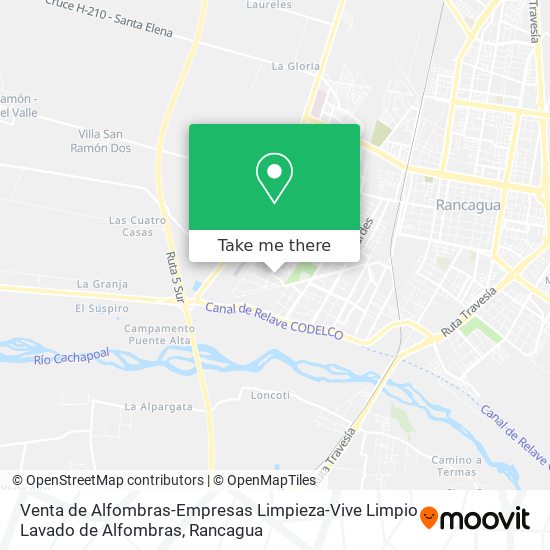 Venta de Alfombras-Empresas Limpieza-Vive Limpio Lavado de Alfombras map