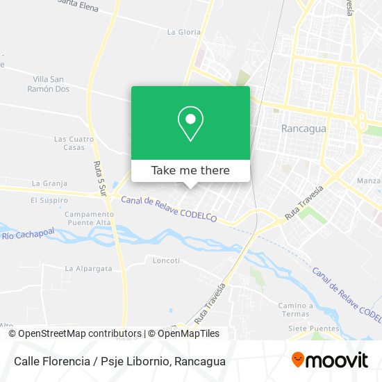 Calle Florencia / Psje Libornio map