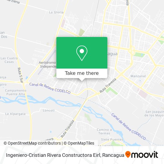 Mapa de Ingeniero-Cristian Rivera Constructora Eirl