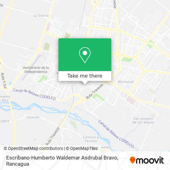 Mapa de Escribano-Humberto Waldemar Asdrubal Bravo