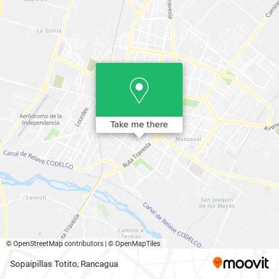 Sopaipillas Totito map