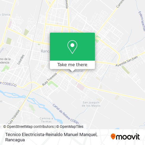 Mapa de Técnico Electricista-Reinaldo Manuel Manquel