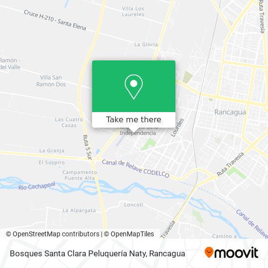 Bosques Santa Clara Peluquería Naty map