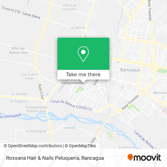 Mapa de Rossana Hair & Nails Peluqueria