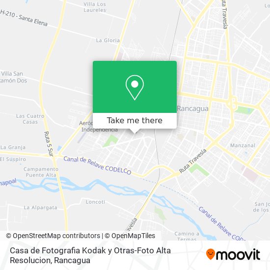 Mapa de Casa de Fotografia Kodak y Otras-Foto Alta Resolucion