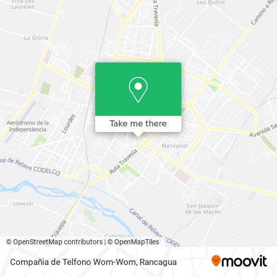 Compañia de Telfono Wom-Wom map