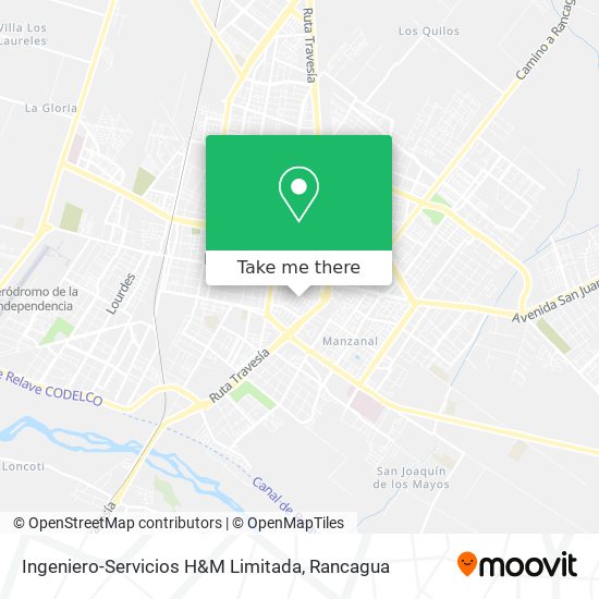 Ingeniero-Servicios H&M Limitada map