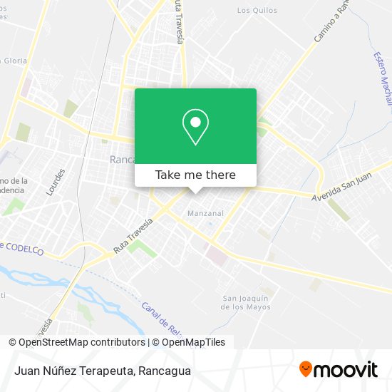 Mapa de Juan Núñez Terapeuta
