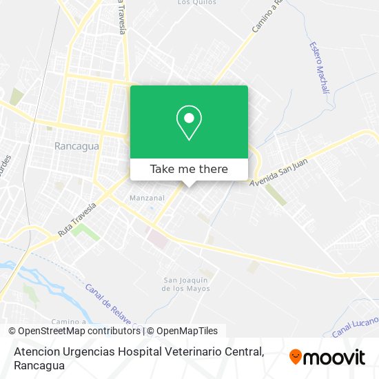 Atencion Urgencias Hospital Veterinario Central map