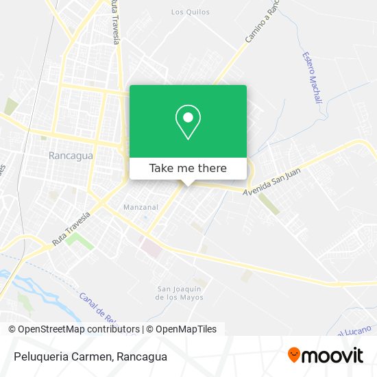 Mapa de Peluqueria Carmen