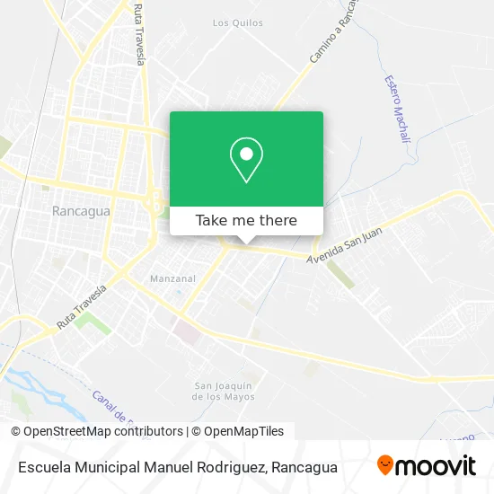 Escuela Municipal Manuel Rodriguez map