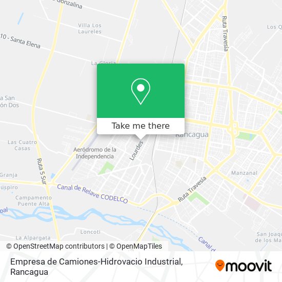 Empresa de Camiones-Hidrovacio Industrial map