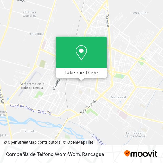 Compañia de Telfono Wom-Wom map