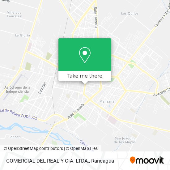 Mapa de COMERCIAL DEL REAL Y CIA. LTDA.
