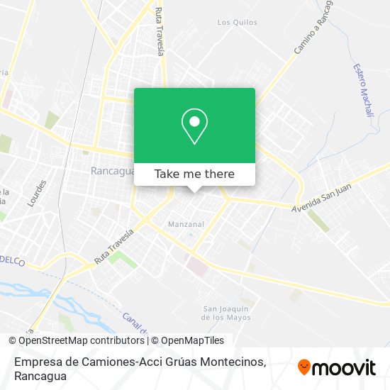 Empresa de Camiones-Acci Grúas Montecinos map