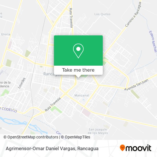 Agrimensor-Omar Daniel Vargas map