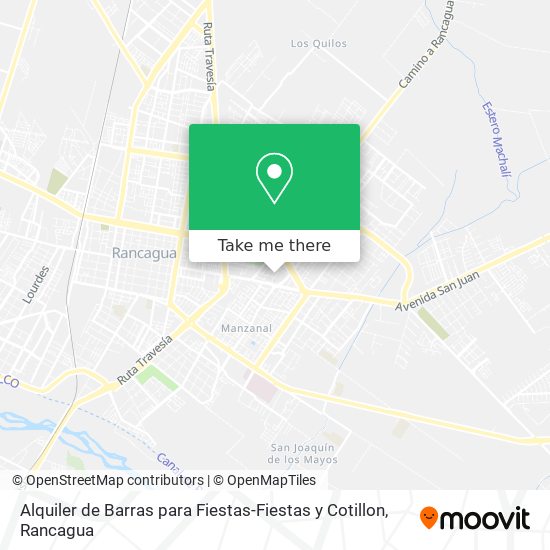 Alquiler de Barras para Fiestas-Fiestas y Cotillon map