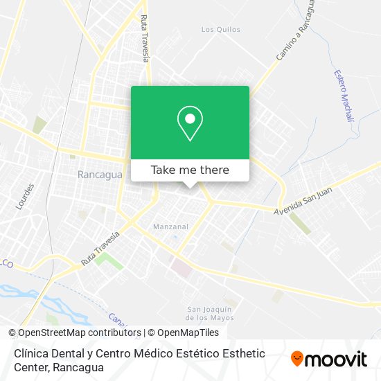 Clínica Dental y Centro Médico Estético Esthetic Center map