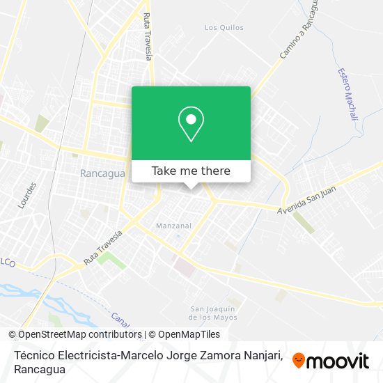 Mapa de Técnico Electricista-Marcelo Jorge Zamora Nanjari