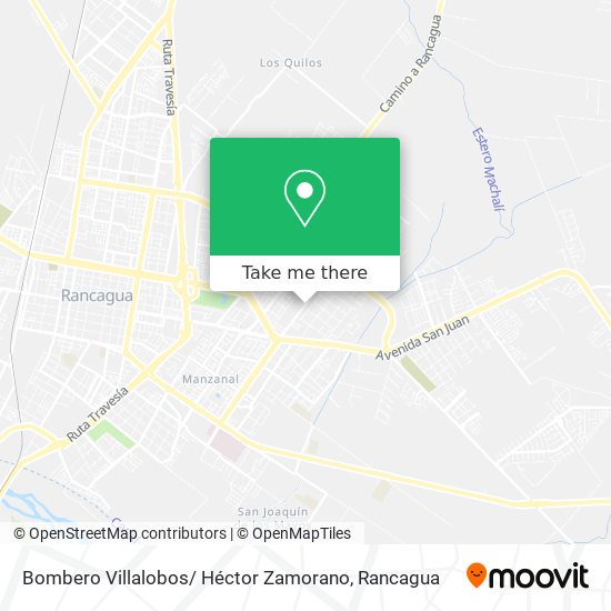 Mapa de Bombero Villalobos/ Héctor Zamorano