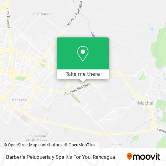 Mapa de Barbería Peluquería y Spa It's For You