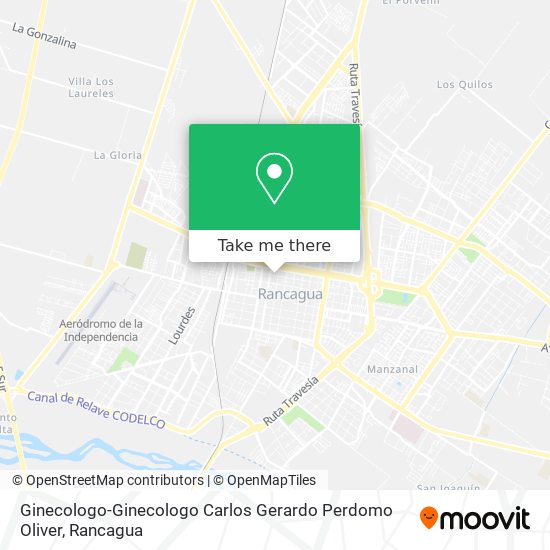 Mapa de Ginecologo-Ginecologo Carlos Gerardo Perdomo Oliver