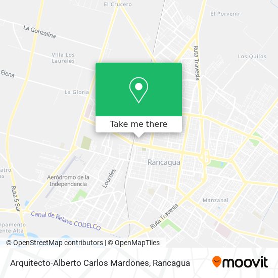 Arquitecto-Alberto Carlos Mardones map