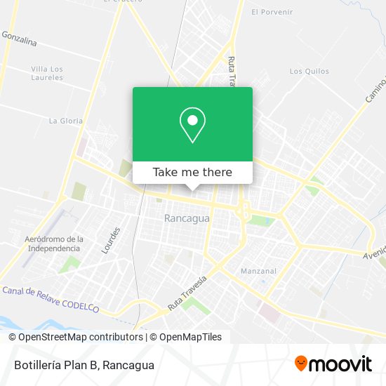 Mapa de Botillería Plan B