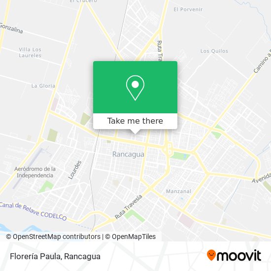 Mapa de Florería Paula