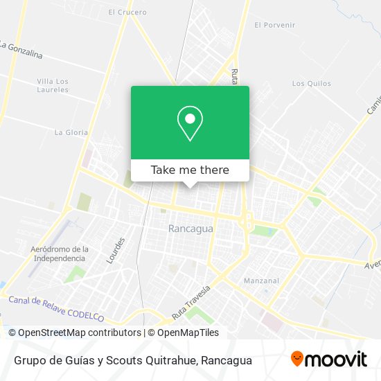 Mapa de Grupo de Guías y Scouts Quitrahue