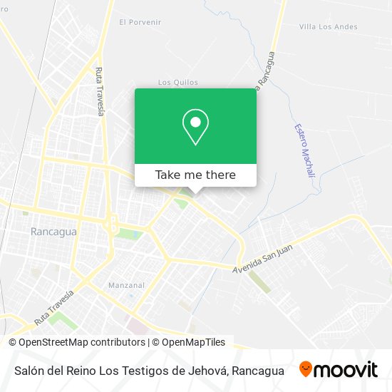 Salón del Reino Los Testigos de Jehová map